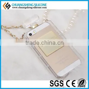 Luxury Diamond Rhinestone Perfume Bottle Case for IPhone 6 / 6 Plus/ 4 4S 5 5S for Samsung S4 Note 2/3 Mobile Phone Covers thumbnail-4