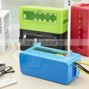 Multi Power Plug Socket Anti-dust Storage Box Cable/Wire/Cord Organizer Box thumbnail-3