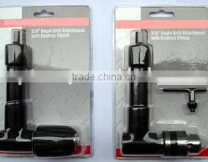 Klutch 3/8 In. Angle Drill Attachment With Keyless Chuck thumbnail-2