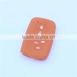 Silicone Rubber Key Shell, Key Bag for Toyota 5 Buttons With Hold Buttons Key Bags thumbnail-4