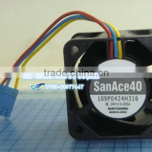109P0424H316 DC24V 0.095A 4CM 4028 24V Detection Zone Cooling Fan 40*40*28MM 3wires 4Pin In Stock thumbnail-1