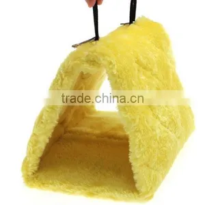 Pet Bird Nest Hammock Hanging Cave Cage Plush Snuggle Happy Hut Tent Bed thumbnail-1