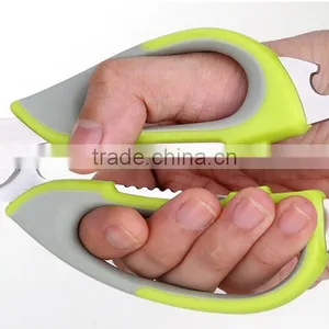 Magnetic Refrigerator Kitchen Scissors Multifunction Stainless Steel Scissors thumbnail-2