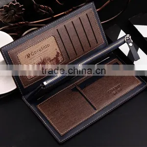 Fashion Men's Multifunctional Man Long Leather Wallet thumbnail-3