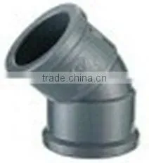 PVC Sanitary 45 Degree Elbow (DIN Standard) thumbnail-1