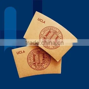 Hot Beverage Coffee Cup Sleeve 2 to 20 Oz. Paper Sleeves thumbnail-1