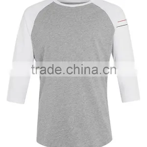 2015 High Quality 100% Cotton T-shirt Wide Neck Men Wholesale T-shirt Printing Design Long Sleeves T-shirt thumbnail-5
