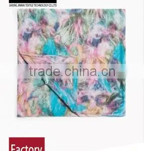 Custom New Arrival Digital Printed Silk Scarf for Ladies thumbnail-2