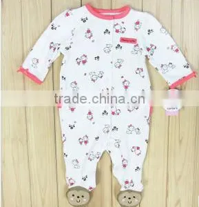 100% Cotton Interlock Lovely Fashion Design Soften Handfeel Infant Clothes ,baby Rompers thumbnail-1