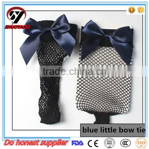High Quality Fashion New Arrival Women Sexy Fishnet Socks/ Fishnet Socks With Colorful Bow Tie thumbnail-4