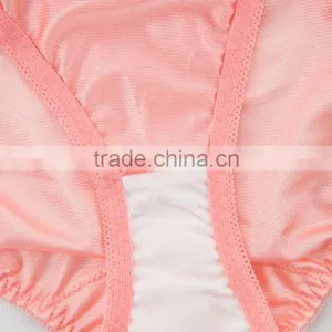 Good Quality Custom 100% Silk Sexy Fancy Woman Underwear thumbnail-6