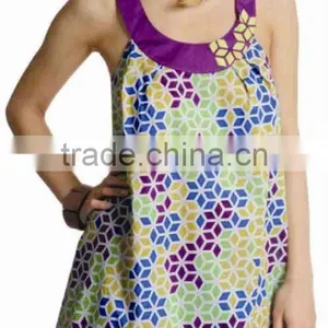 Colorful Ladies Short Top thumbnail-1