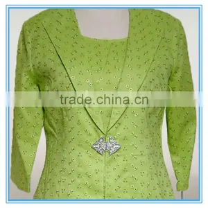 Ladies Embroidery 3 Pcs Formal Skirt Suit thumbnail-2