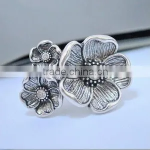 Fashion Flower Rings, Fashion Rhinestone Rings, Fashion Antique Rings thumbnail-1