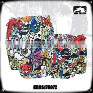 Full Sublimated Print Swimwear With Mesh Lining Cartoon Style Mens Swim Shorts thumbnail-1