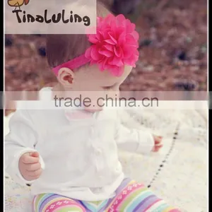 Promotions!! Red Peony Flower Hair Accessories Headwear Girls Baby Headband thumbnail-1