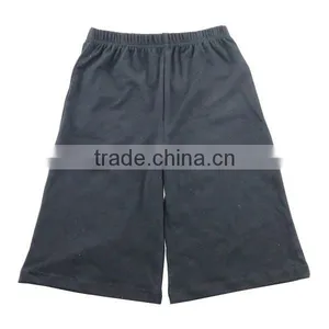Wholesale Shorts Plain Color Kids Fancy Cotton Capri thumbnail-1