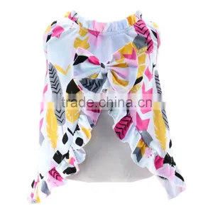 Latest Party TOP Designs Photos Lovely Baby Girls Feather Top Designer One Piece Party Top thumbnail-2