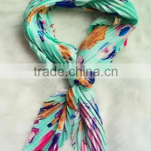 EY0017A Best Sale Colorful Printing Friendly Polyester Elephant Print Scarf thumbnail-3