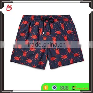 2017 Summer 100% Polyester Swiming Short Mens Sexy Custom Beachwear Board Shorts Swimwear thumbnail-1