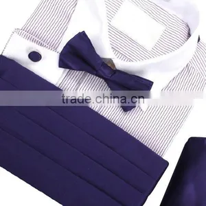 Mens Tuxedo Shirt Wedding Dresses With Bow-tie and Cufflinks thumbnail-4