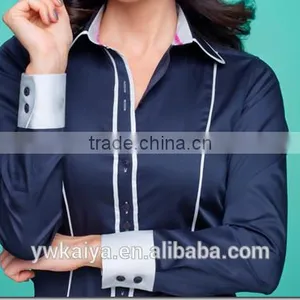 2014 Latest Design South American Slim Fit Model Ladies Blouses Shirt China Yiwu thumbnail-1