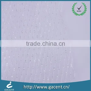 One Layer Bridal Veil Russian Netting Chiffon Floral Hair thumbnail-5