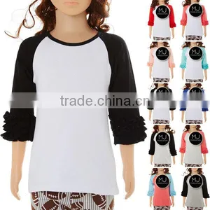 Wholesale Kid Clothing Icing Ruffle Shirt thumbnail-1