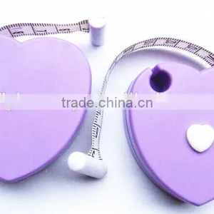 Heart Shape Promotion Gift Measuring Tape Keychain Tape 1M Tape thumbnail-2