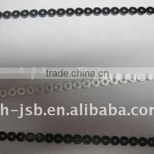 PU Leather Spangle Sequins Roll for Garments Embroidery Machine Leather Sequin thumbnail-4