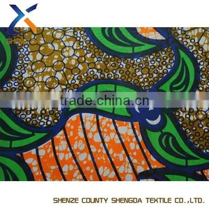 Africa Wax Printed Fabric thumbnail-3