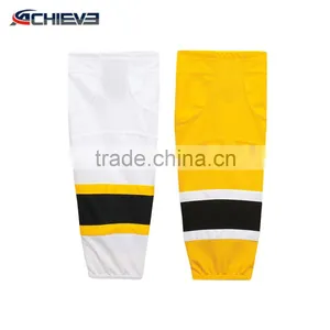 Sublimated Hockey Socks, Ice Hockey Socks With Hook and Loop thumbnail-1