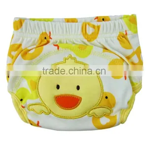 Lovely Monkey Footprints Design Waterproof Baby Cloth Nappy Diaper thumbnail-3