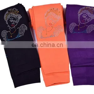 Pyrographic Nylon Kids Leggings Cartoon Figure Cute Little Princess Girl Children Pants thumbnail-2