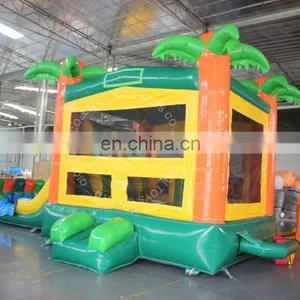 Jungle Theme Inflatable Bouncy Castle With Slide for Kids/inflatable Jumping Castle for Sale thumbnail-2
