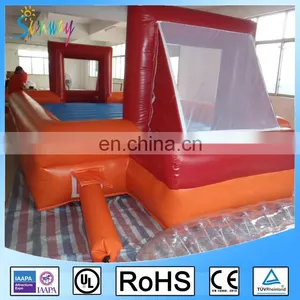 Sunway Outdoor Kids N Adults Inflatable Football Field for Sale Price From China Inflatable Football Cour thumbnail-1