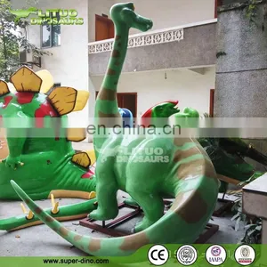 Playground FRP Attraction Cartoon Dinosaur Statue thumbnail-3