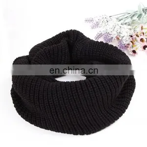 2018 Colors Knitting Loop Winter Scarf Infinity thumbnail-2