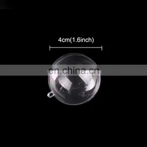 5 PCS Transparent Christmas Ball Hollow Plastic Sphere Ball Shaped Eternal Flower Ball Wedding Gift thumbnail-5