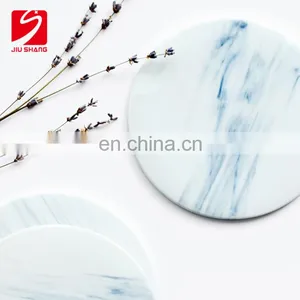 Recyclable Custom Porcelain Round Shape Stocked Bar Coasters For Drink thumbnail-3