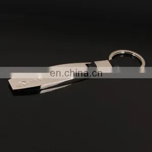 Blank Logo Keychain Leather Keychain thumbnail-2