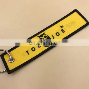 Newest Cheap Embroidery Woven Keychain Manufacturers in China thumbnail-1
