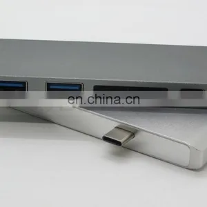 Aluminium 5 in 1 USB 3.0 Type C Hub for Macbook thumbnail-3