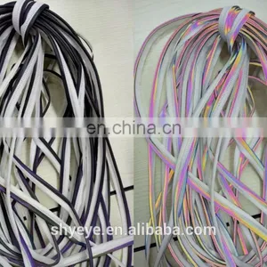 Reflective Piping for Clothing Reflective Rainbow Tape Colourful Piping thumbnail-1