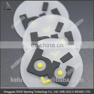 Custom Rubber Silicone Patch Logo Print Transparent Sticker thumbnail-4