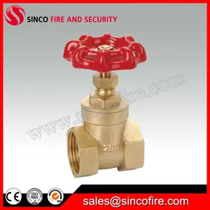 Female Thread Brass Gate Valve thumbnail-2