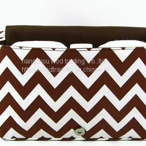 Full Printed Fabric Diaper Clutch With Zigzag Printed Fabric thumbnail-1