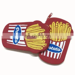 Custom Creative Silicone Wallet Cups Shape Zipper Kids Mini Change Money Bag Cheap Coin Purse thumbnail-3