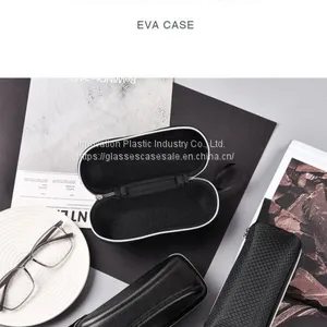 Large-sized Sports Sunglasses Case; Creative Zippered Myopic Eyewear Case thumbnail-2