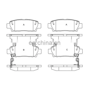 Brake Pads for TOYOTA OE D672 D2131 AN-403 04492-22160 thumbnail-1